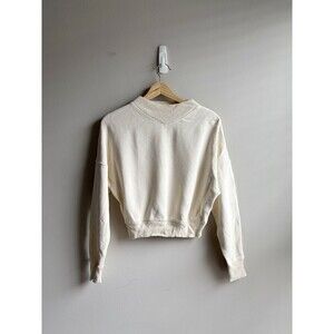 Aritzia Wilfred Free Cream Ivory Crewneck Sweater Size XXS